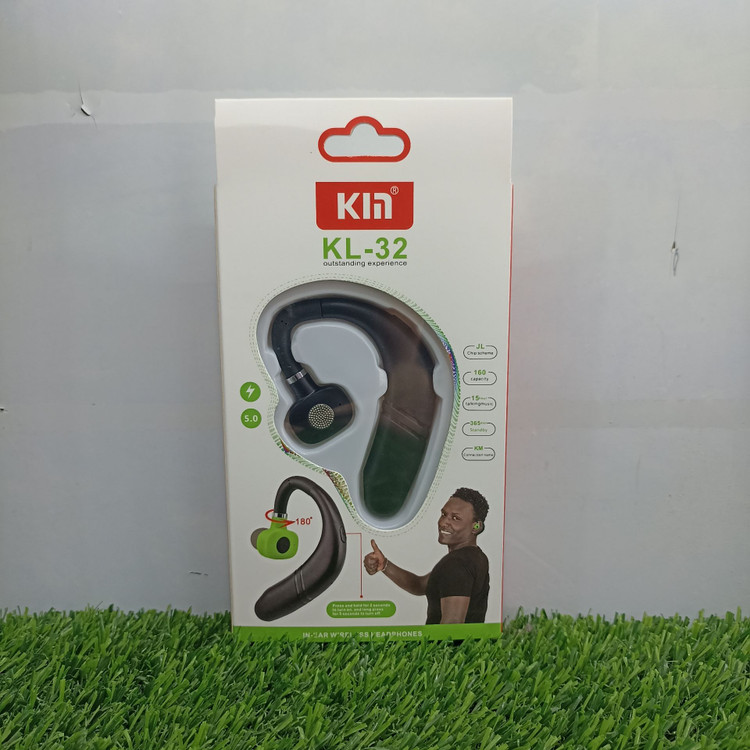 هندزفری بلوتوثی کین KL32 (خلبانی) – تک گوش، بیسیم، بلوتوث 5.3، ضد آب IPX5