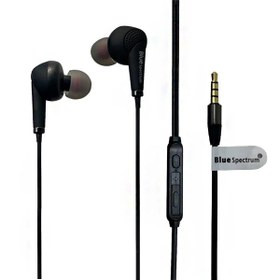 هندزفری با سیم Blue Spectrum مدل R6 – سبک و راحت، مناسب موسیقی و مکالمه روزانه، رنگ مشکی
