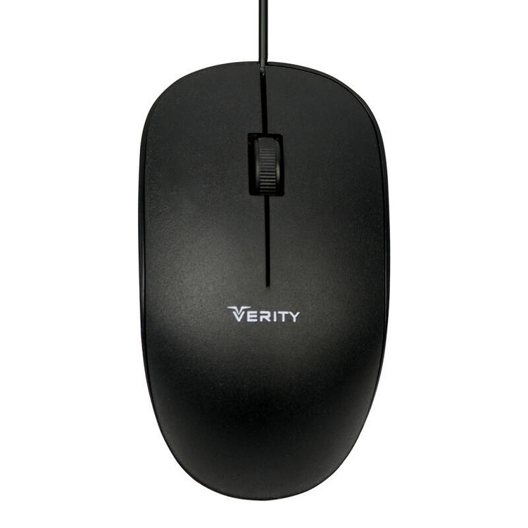 ماوس با سیم وریتی مدل V‑MS5124 – طراحی ارگونومیک، دقت مناسب، اتصال USB پایدار