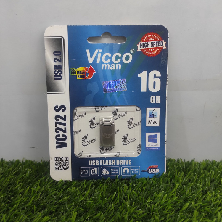 فلش مموری 16 گیگابایت ویکومن مدل VC272s USB 2.0 – طراحی فلزی و دوام بالا