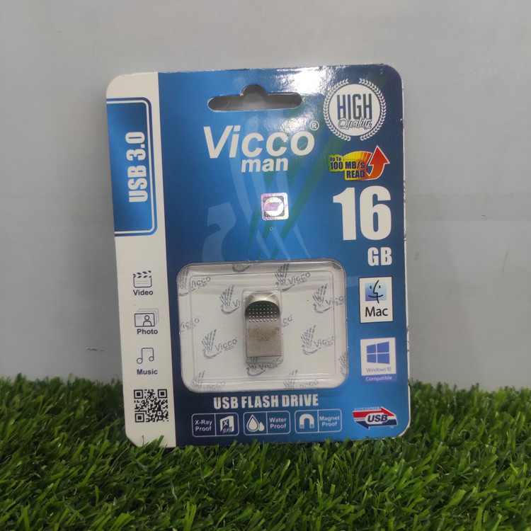 فلش مموری 16 گیگابایت ویکومن USB 3.0 – انتقال سریع دادهها با طراحی مقاوم و فلزی
