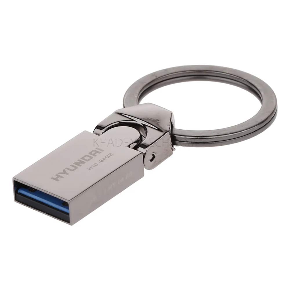 فلش مموری 64 گیگابایت هیوندای مدل H10 – USB 3.2، بسیار سریع، بدنه مقاوم حلقه‌دار
