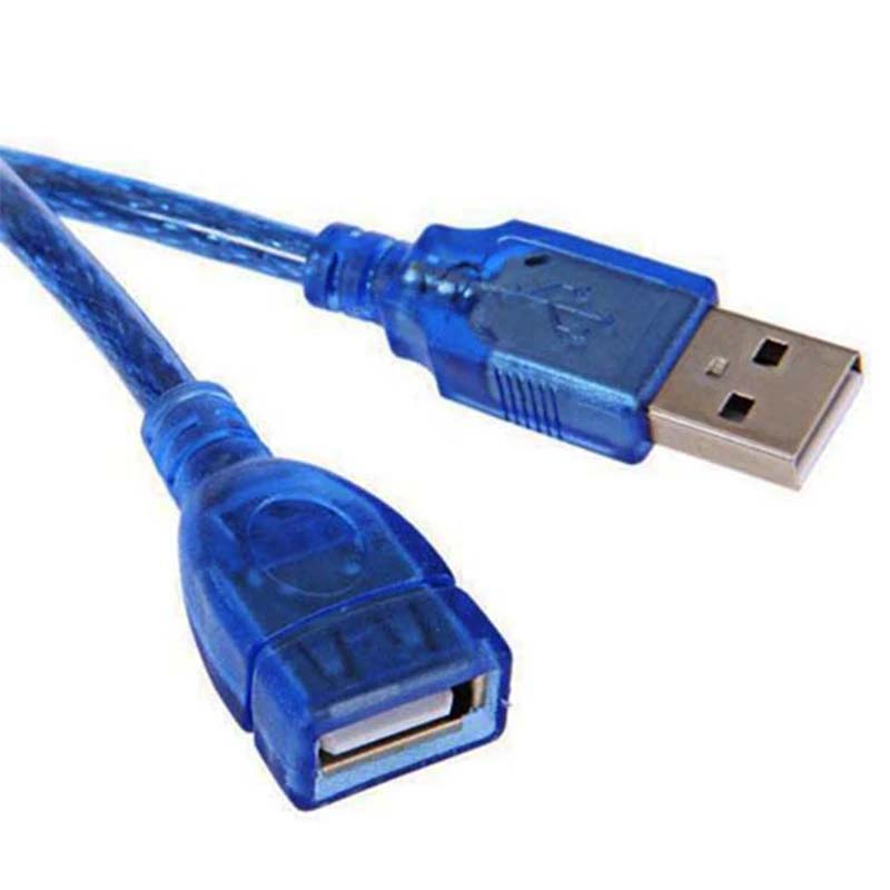 کابل تبدیل USB طول 30 سانتی‌متر نری به مادگی پی‌نت مدل AM-AF – مقاوم، انتقال سریع اطلاعات، رنگ آبی