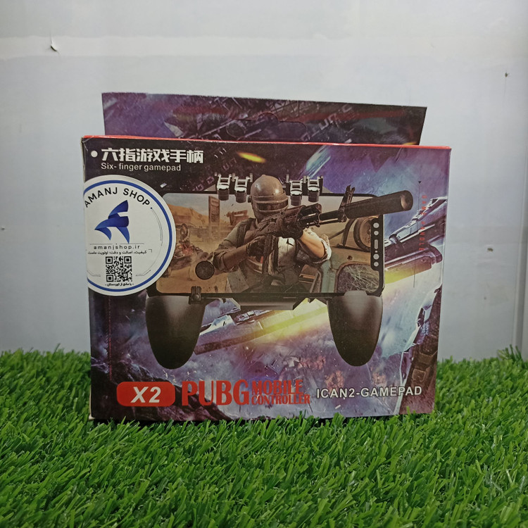 دسته بازی موبایل شش انگشتی مدل X2 PUBG – گیمینگ، ارگونومیک و سرعت بالا