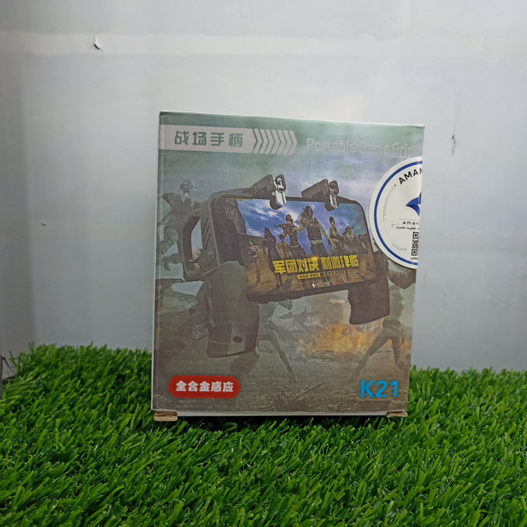 دسته بازی موبایل شش انگشتی مدل X8 PUBG – گریپ ارگونومیک با ماشه فلزی