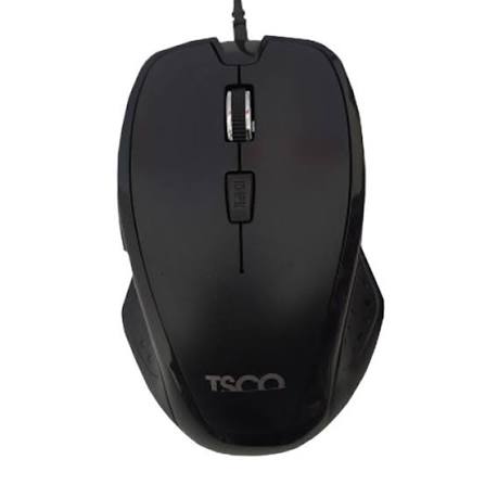 ماوس با سیم تسکو مدل TM 304 – اپتیکال و خوش‌دست