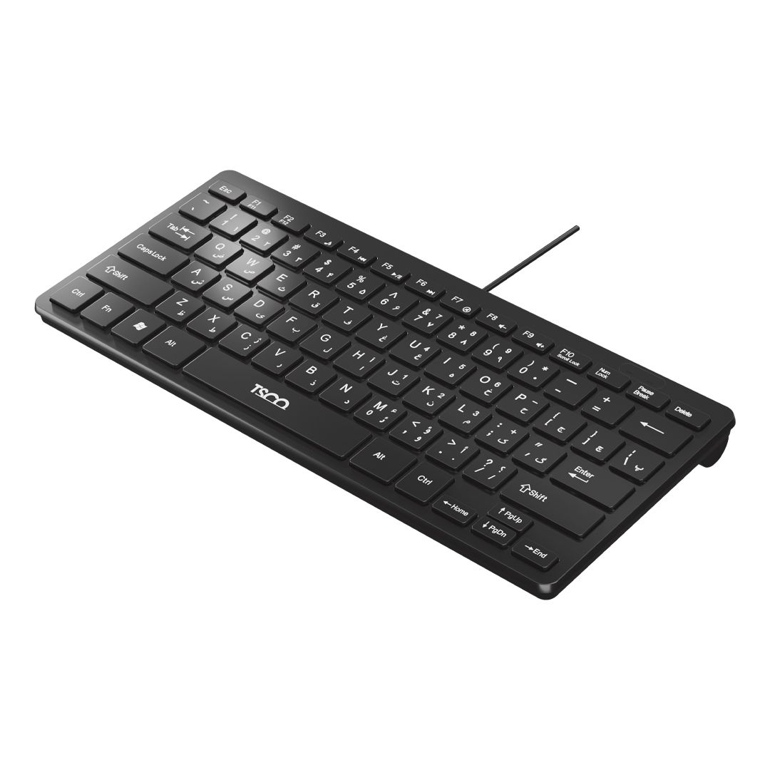 کیبورد باسیم تسکو مدل TK 8044 – مولتی‌مدیا و ارگونومیک