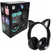 هدفون بیسیم گربهای مدل STN-28T _ شارژ Type-C و RGB