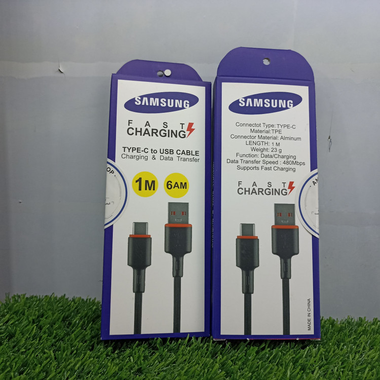 کابل شارژ Type-C به USB سامسونگ – طول 1 متر