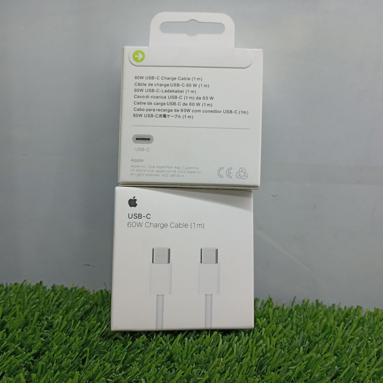 کابل شارژ دو سر Type-C اپل – 60 وات و طول 1 متر