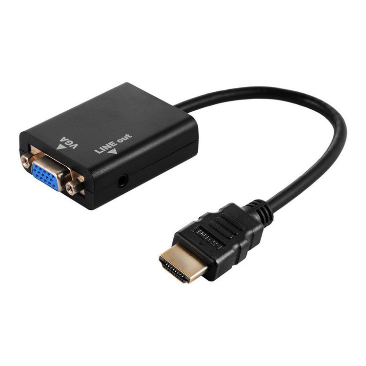 تبدیل HDMI به VGA مچر مدل DT-403 – پشتیبانی از Full HD و خروجی صدا