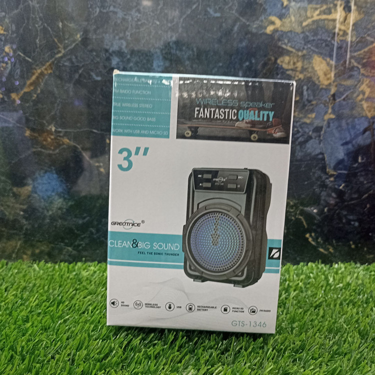 اسپیکر پرتابل گریت نایس مدل GTS-1346 – با قابلیت پخش بلوتوث و رادیو