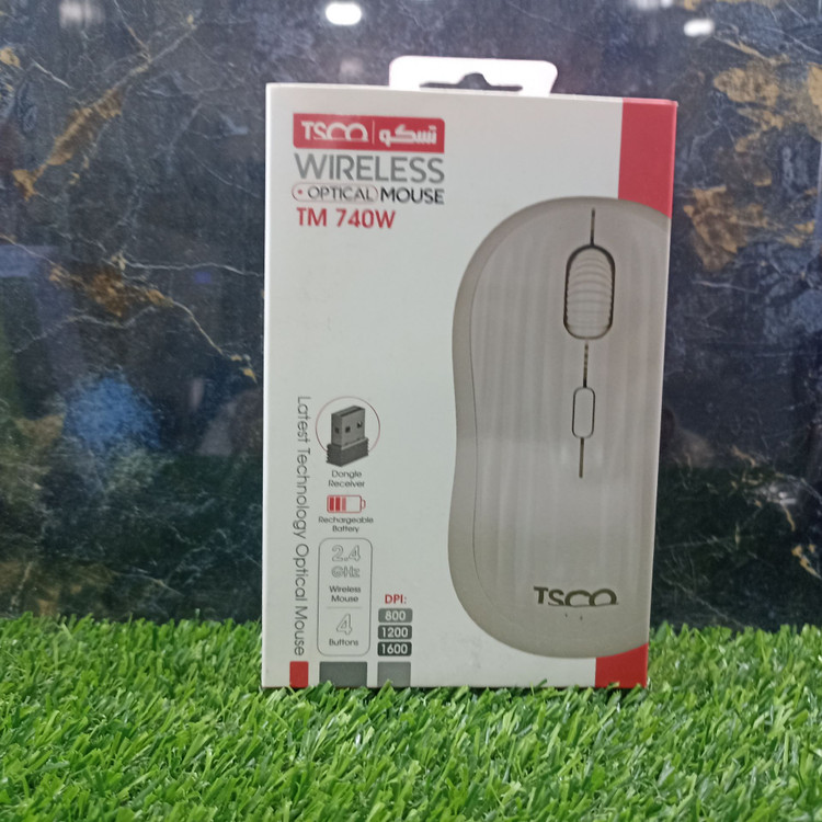 موس بیسیم تسکو مدل TM 740W – کلیکهای بیصدا و طراحی ارگونومیک